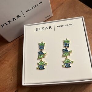 BaubleBar Alien Earrings little green men